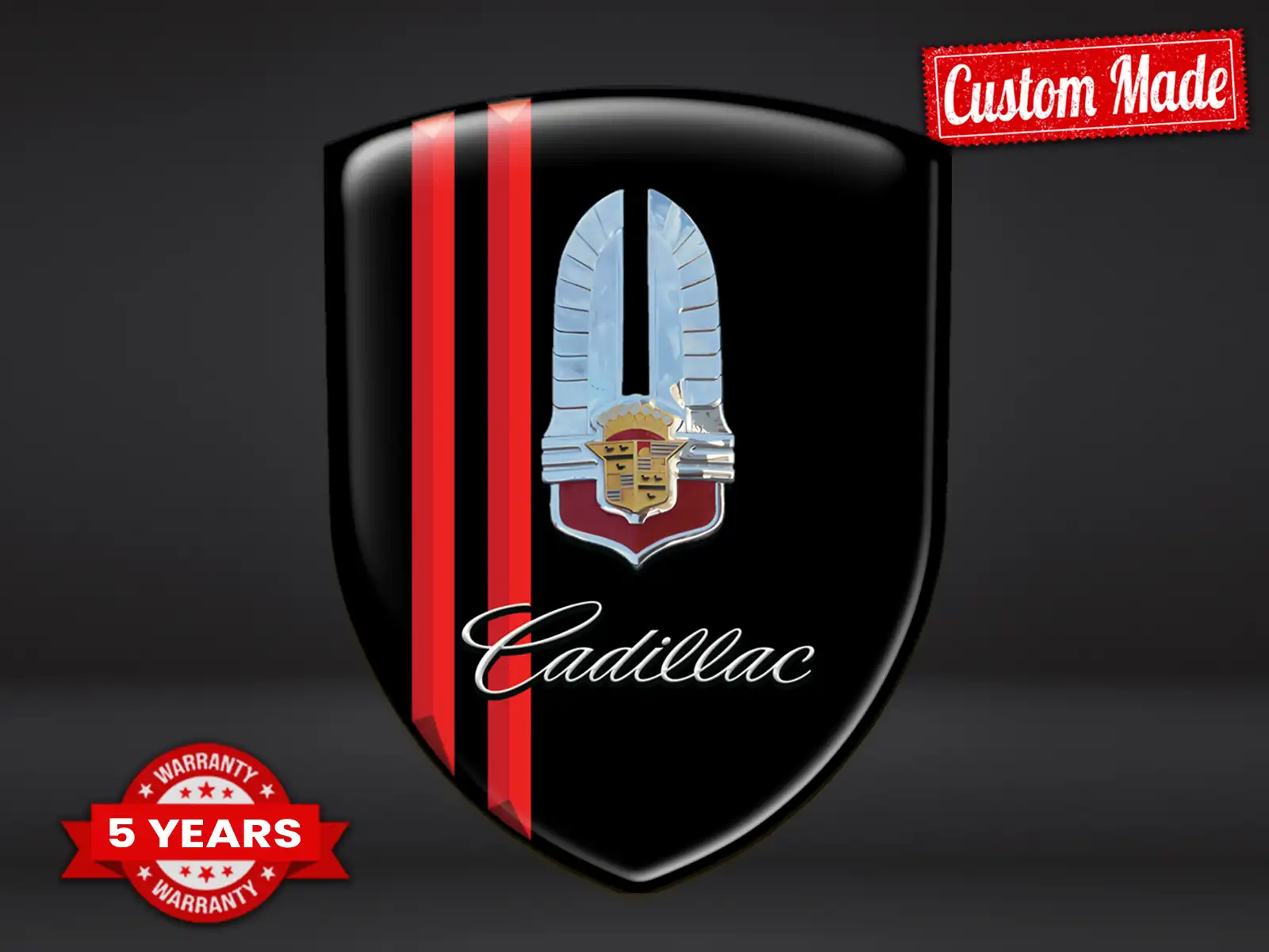 Cadillac Adesivi Logo Stampati Chic Max Pro Durevoli